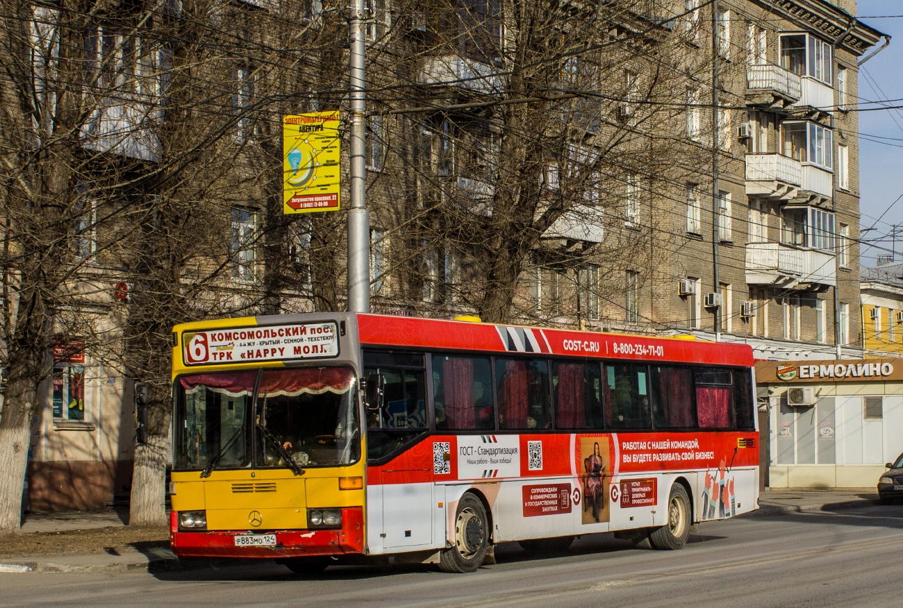 Саратовская область, Mercedes-Benz O405 № Р 883 МО 124