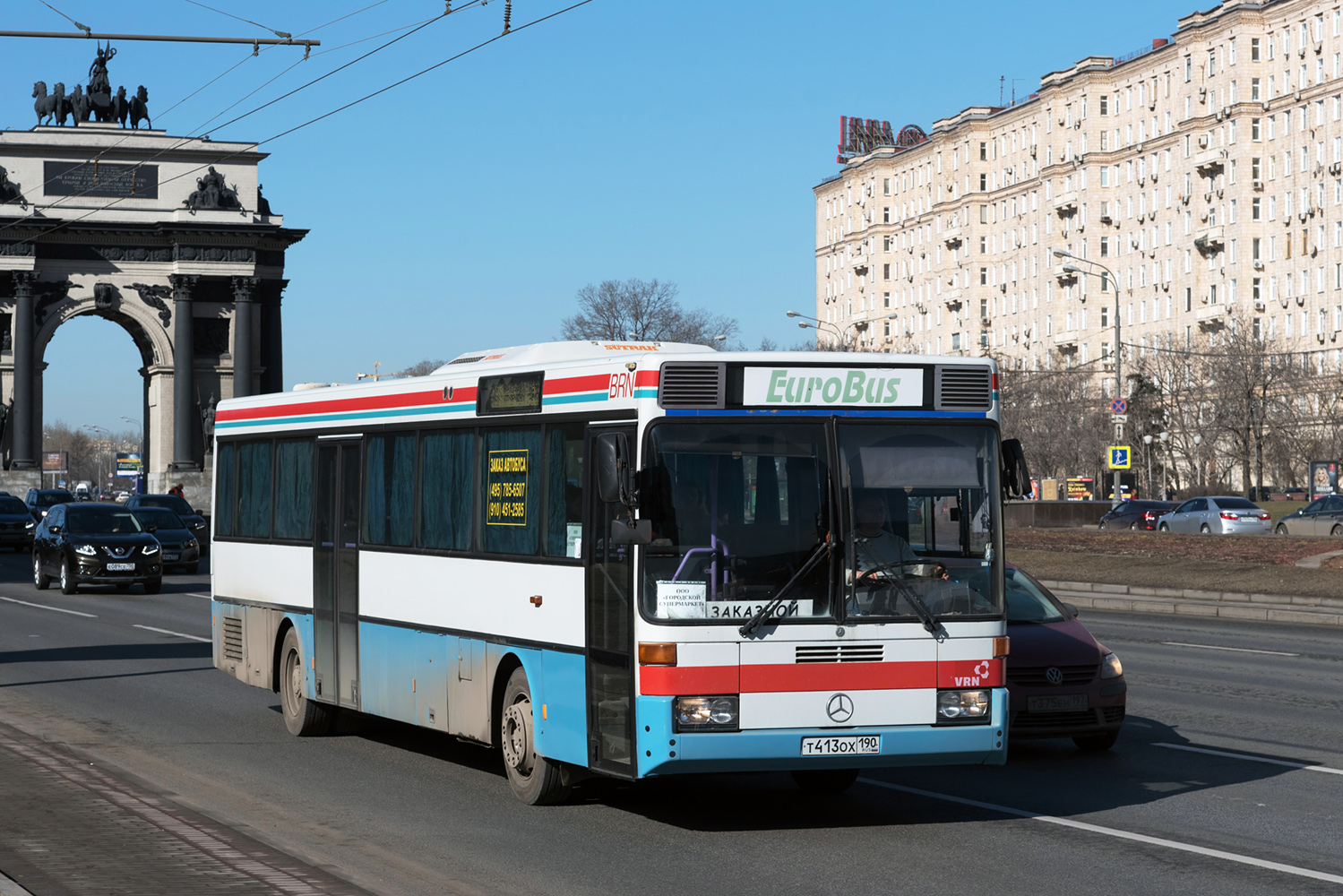 Москва, Mercedes-Benz O407 № Т 413 ОХ 190