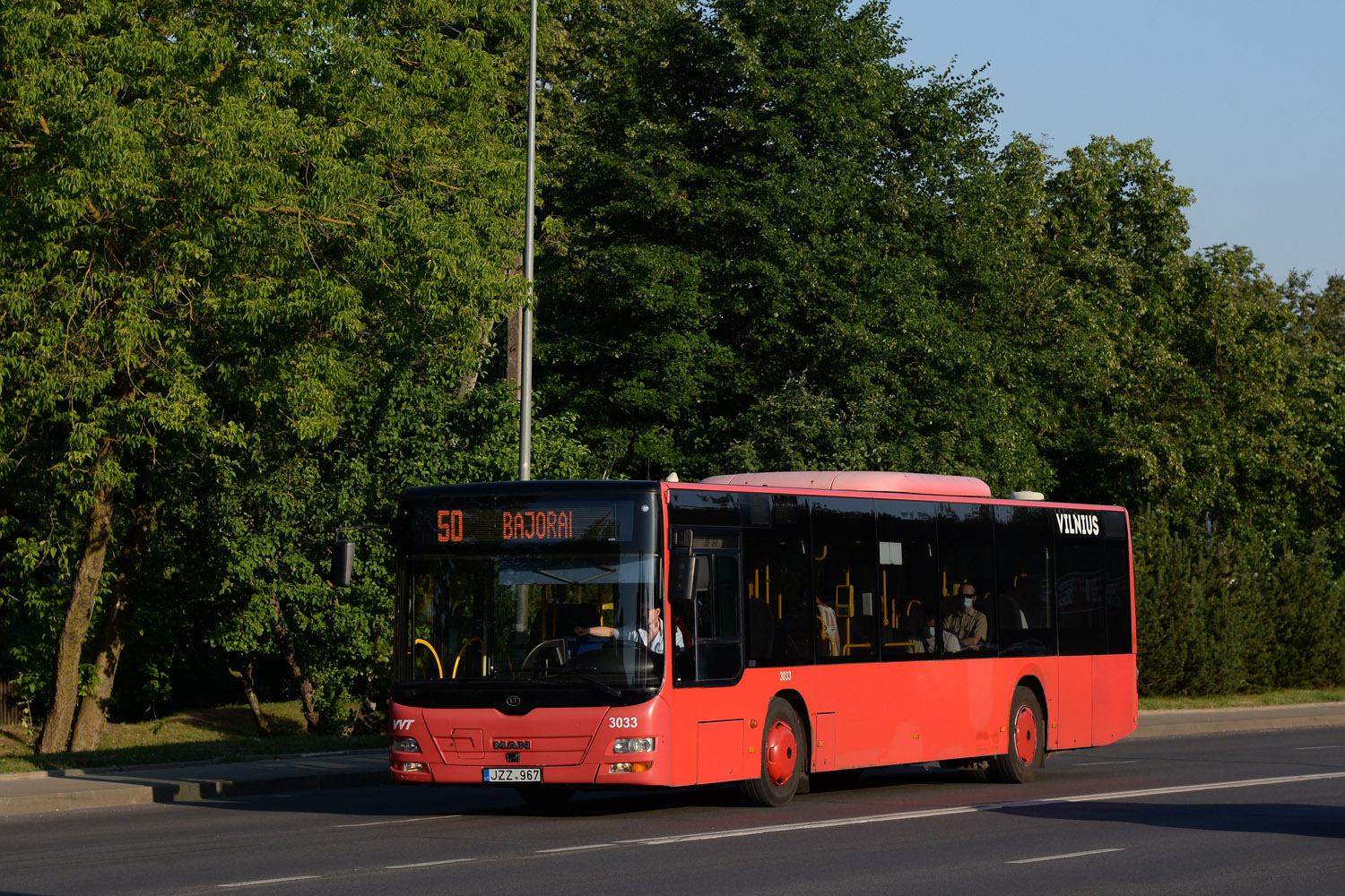 Литва, MAN A21 Lion's City NL273 № 3033