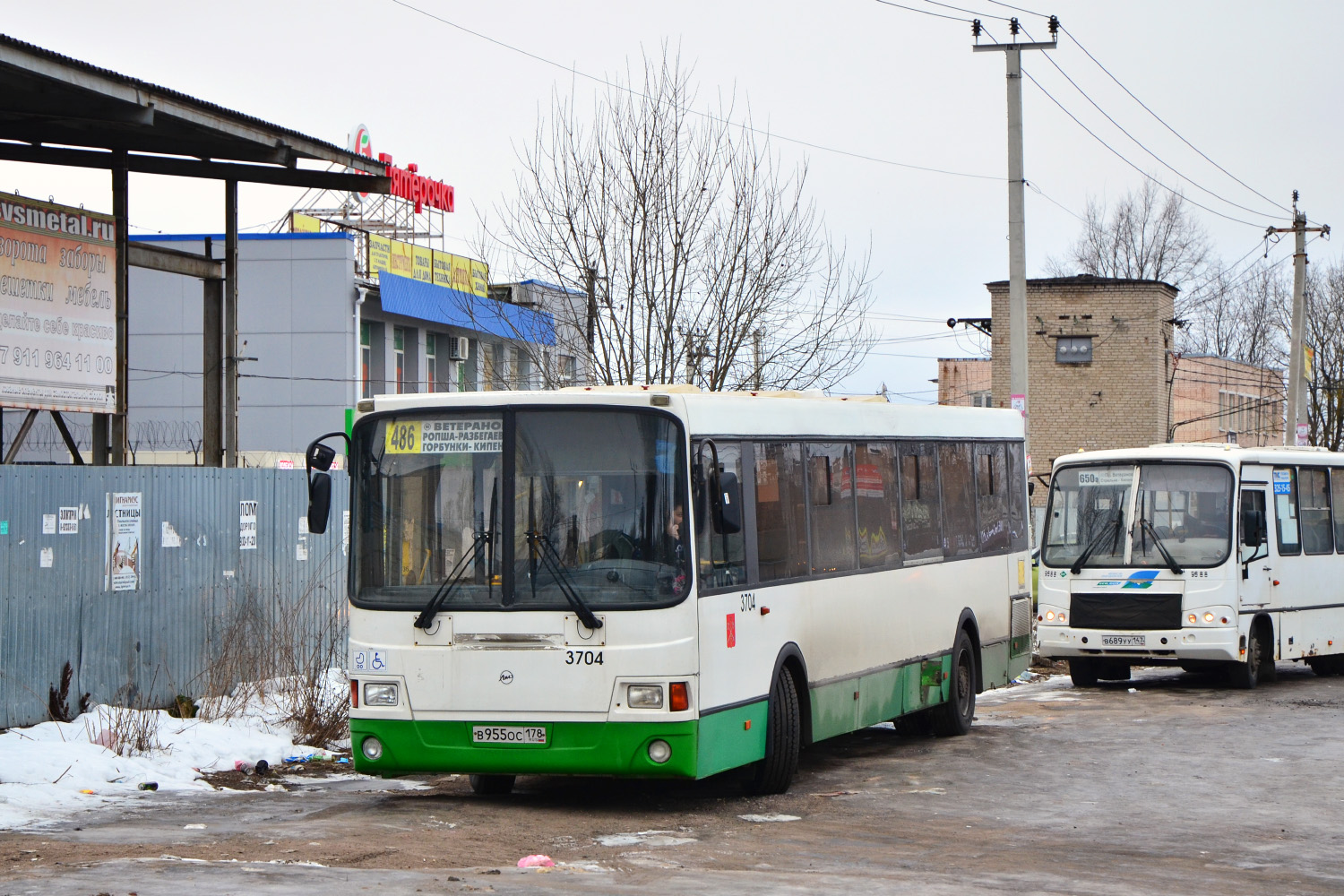 Санкт-Петербург, ЛиАЗ-5293.60 № 3704