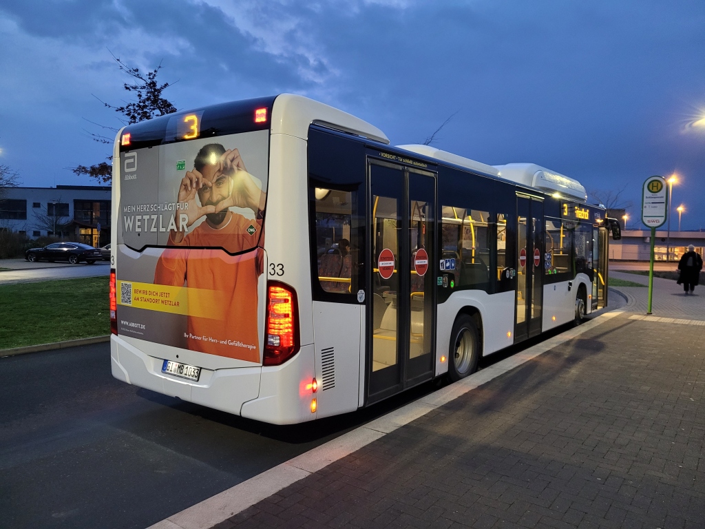 Гессен, Mercedes-Benz Citaro C2 NGT hybrid № 33