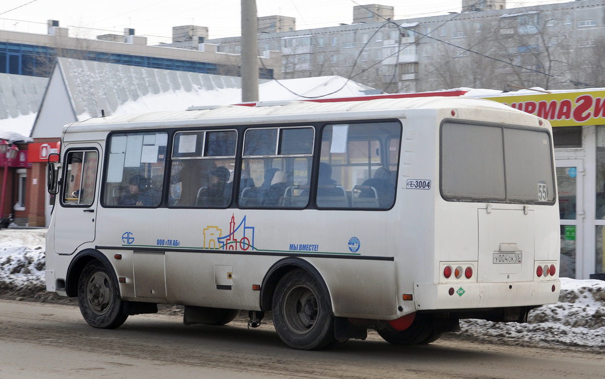 Омская область, ПАЗ-32054 № 3004