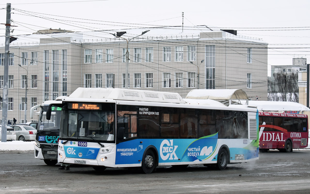 Omsk region, LiAZ-5292.67 (CNG) # 1006; Omsk region — Bus stops