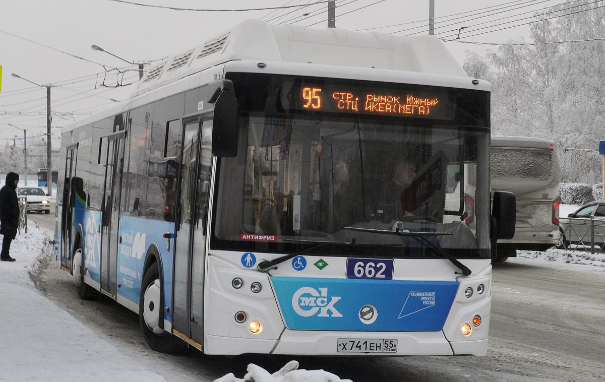 Omsk region, LiAZ-5292.67 (CNG) # 662