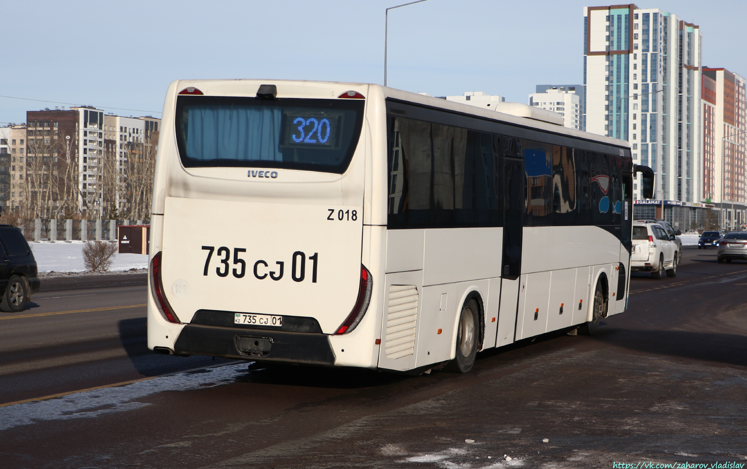 Астана, IVECO Crossway LINE 13M (СарыаркаАвтоПром) № Z018