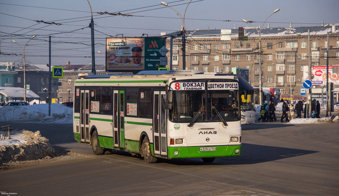 Новосибирская область, ЛиАЗ-5256.60 № Е 329 СВ 154