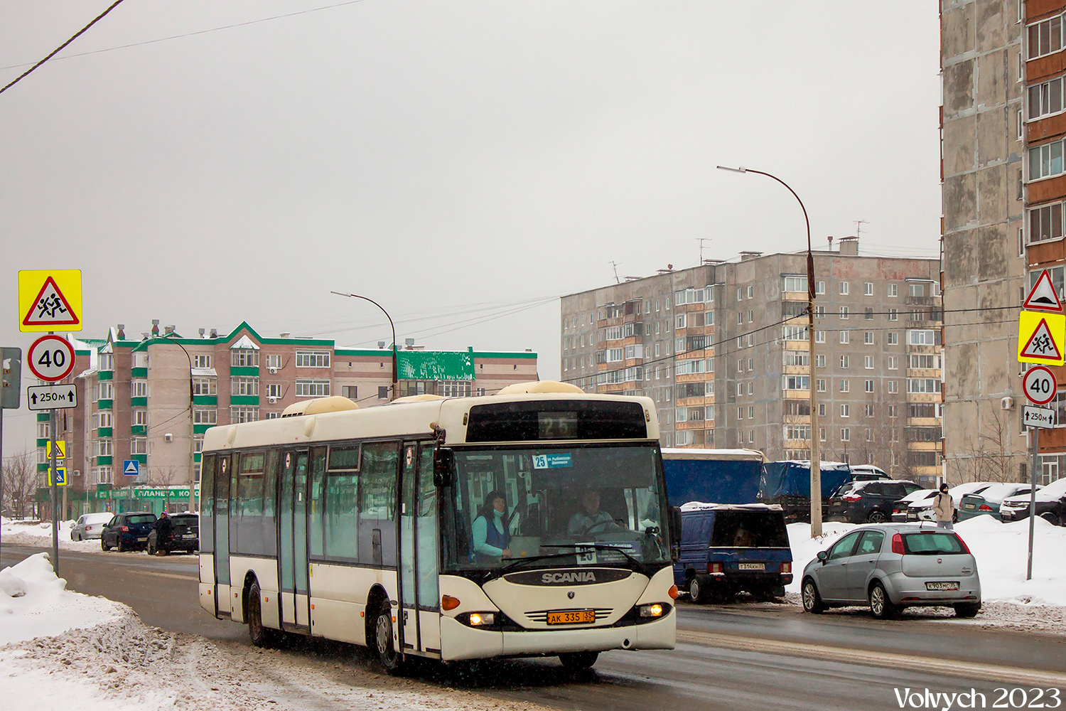 Вологодская область, Scania OmniLink I (Скания-Питер) № АК 335 35