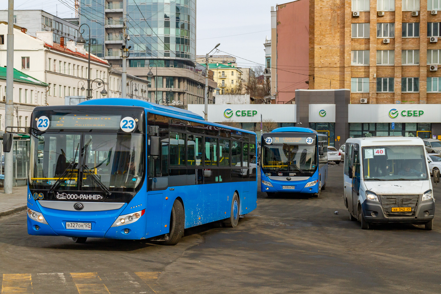 Приморский край, Yutong ZK6118HGA № В 327 ОН 125
