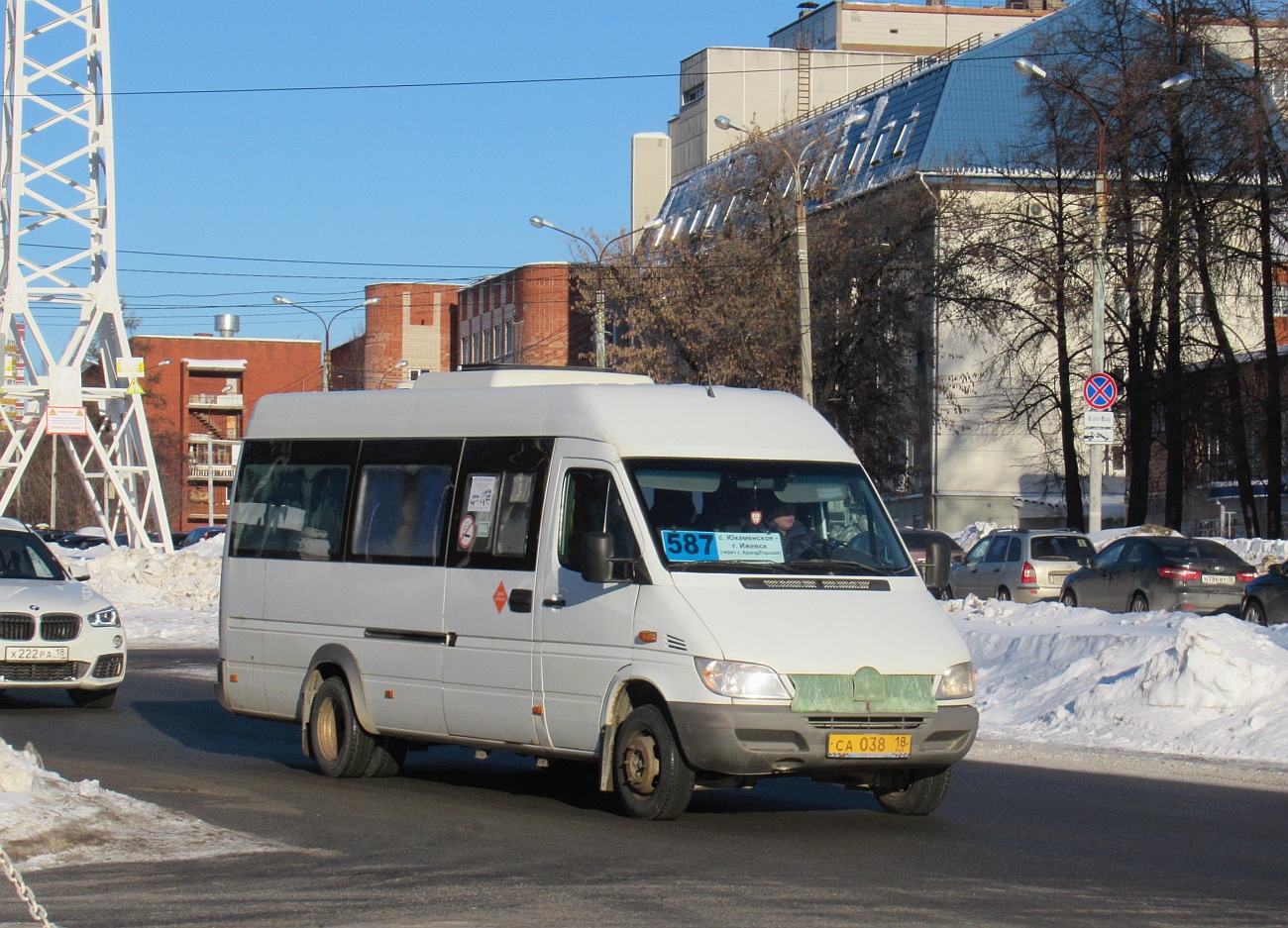 Удмуртия, Луидор-223237 (MB Sprinter Classic) № СА 038 18