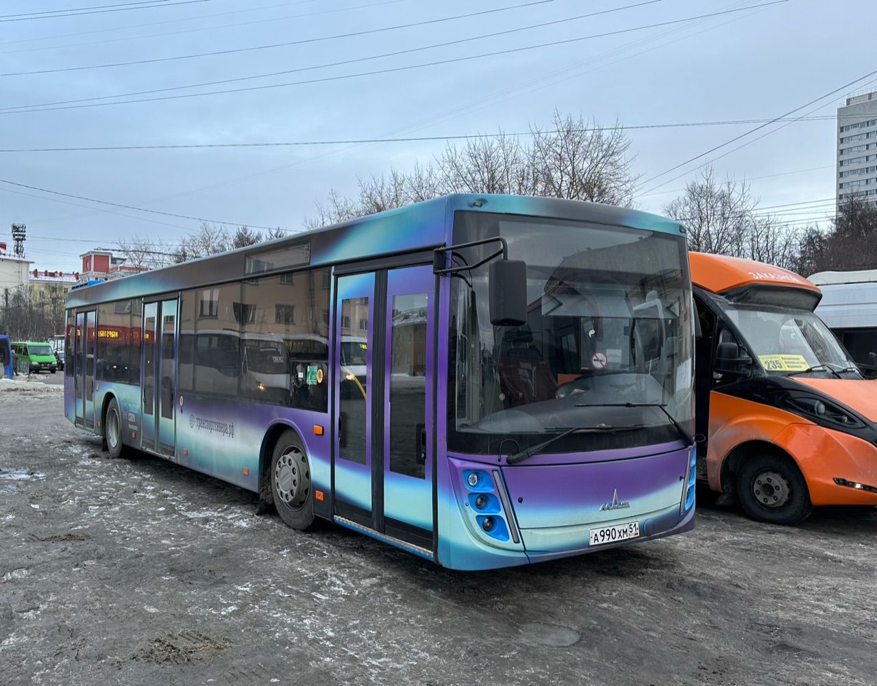 Мурманская область, МАЗ-203.047 № А 990 ХМ 51