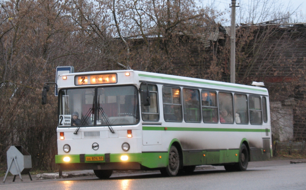 Тверская область, ЛиАЗ-5256.35 № АА 874 69