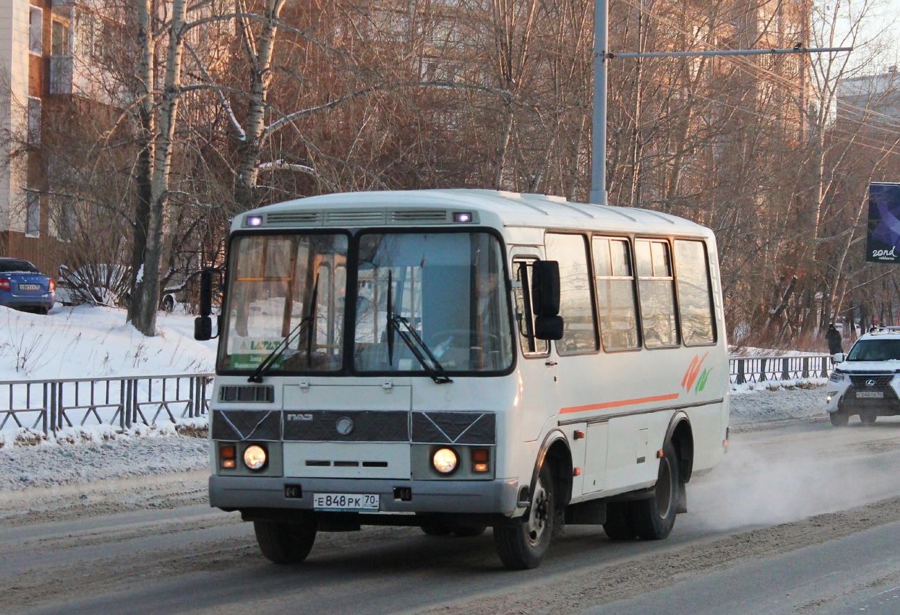 Томская область, ПАЗ-32054 № Е 848 РК 70