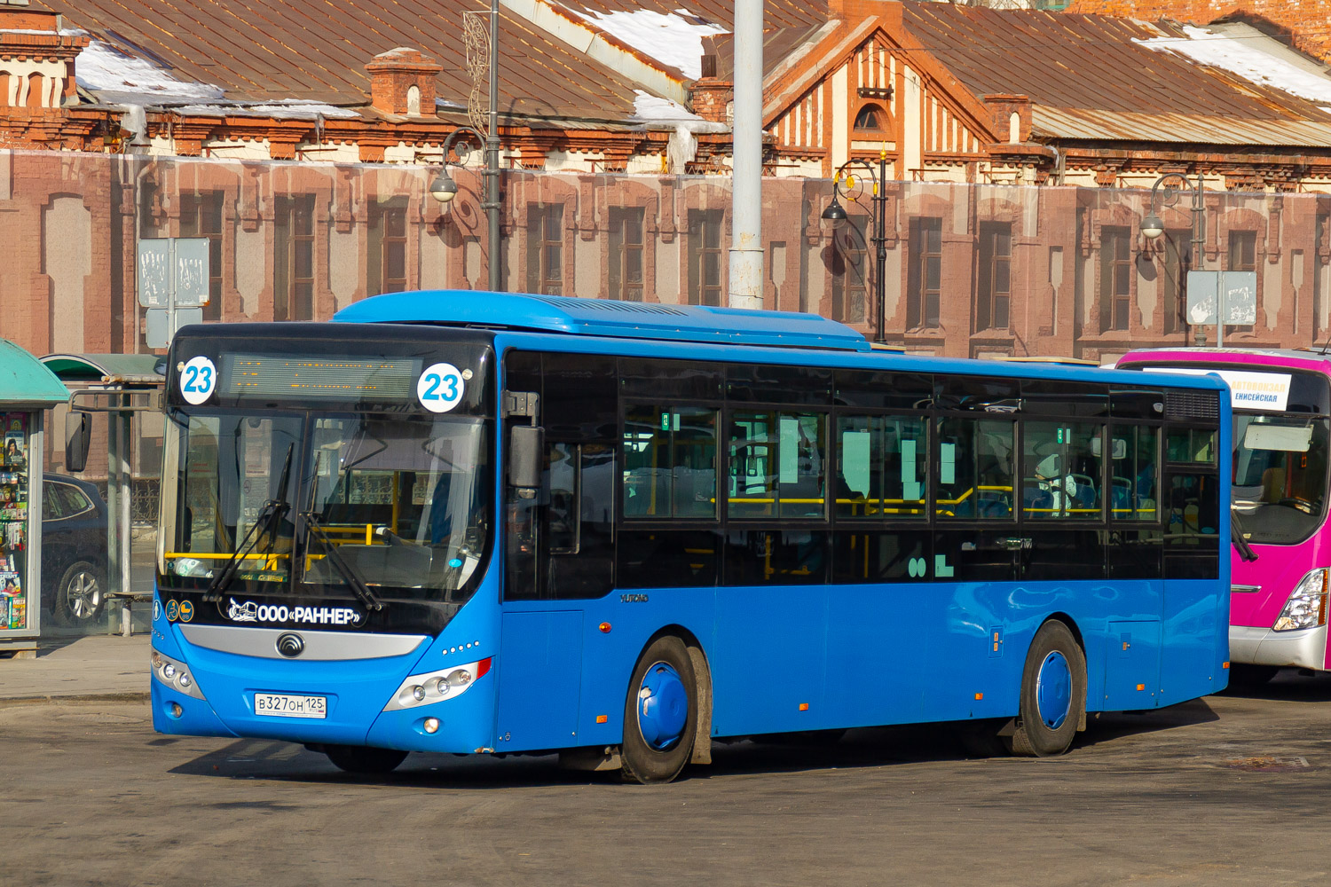 Приморский край, Yutong ZK6118HGA № В 327 ОН 125