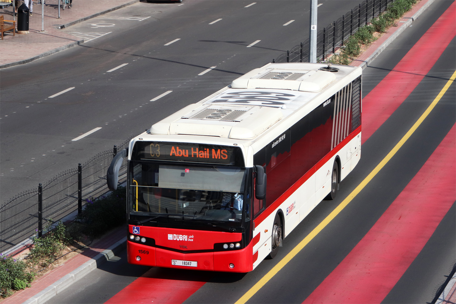 ОАЭ, VDL Citea CLF-120.310 № 1569 ОАЭ, VDL Citea CLF-120.310 № 1569