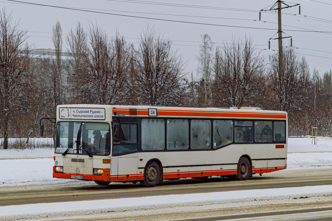 Lipetsk region, Mercedes-Benz O405N2 # Н 116 РТ 48