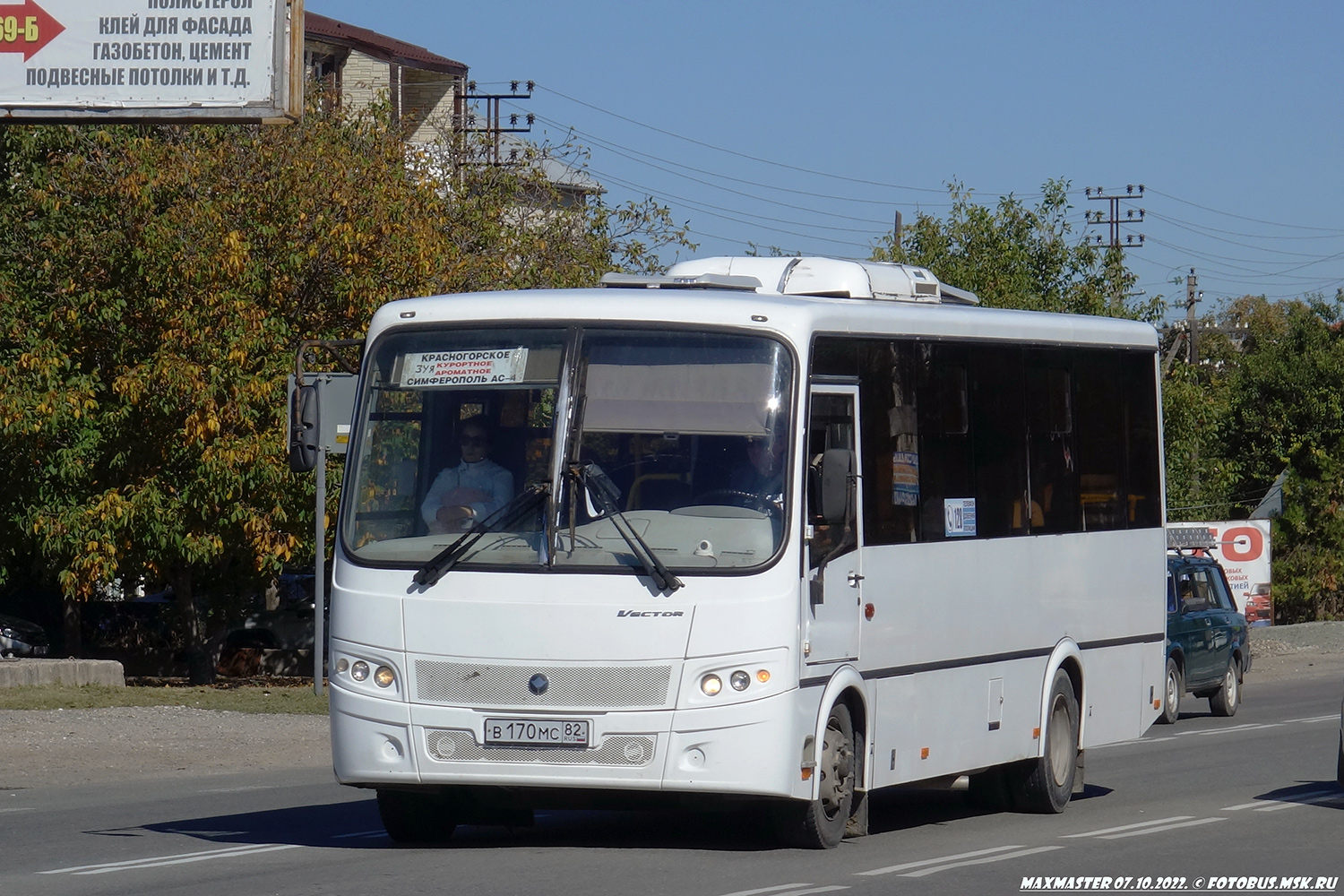Республика Крым, ВМК АИ304414 (ПАЗ-320414) № В 170 МС 82