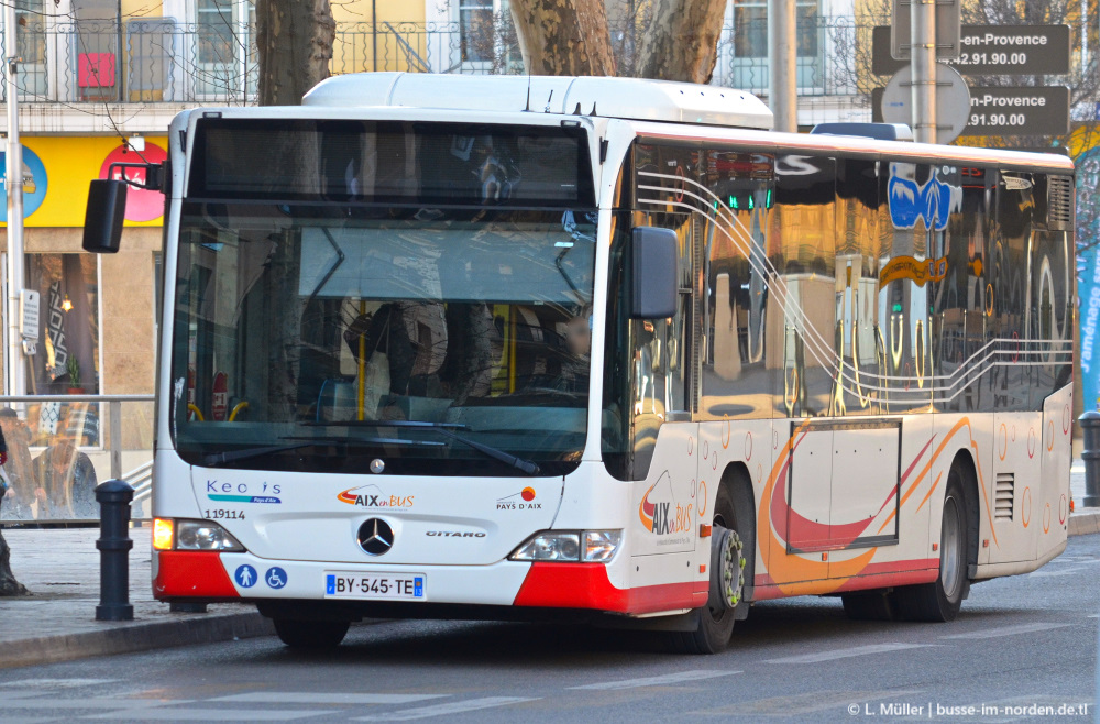 Франция, Mercedes-Benz O530 Citaro facelift № 119114