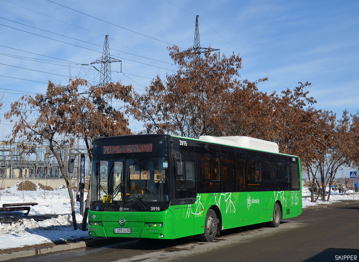 Алматы, Golden Dragon XML6125CN (Hyundai Trans Auto) № 3915