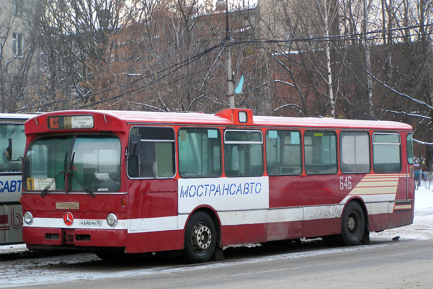 Московская область, Mercedes-Benz O305 № Н 646 МН 50