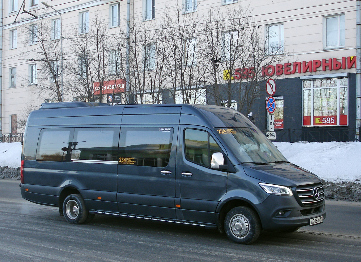 Мурманская область, Mercedes-Benz Sprinter W907 519CDI № А 708 ОР 51