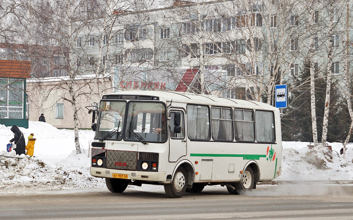 Кемеровская область - Кузбасс, ПАЗ-32053 № АТ 151 42