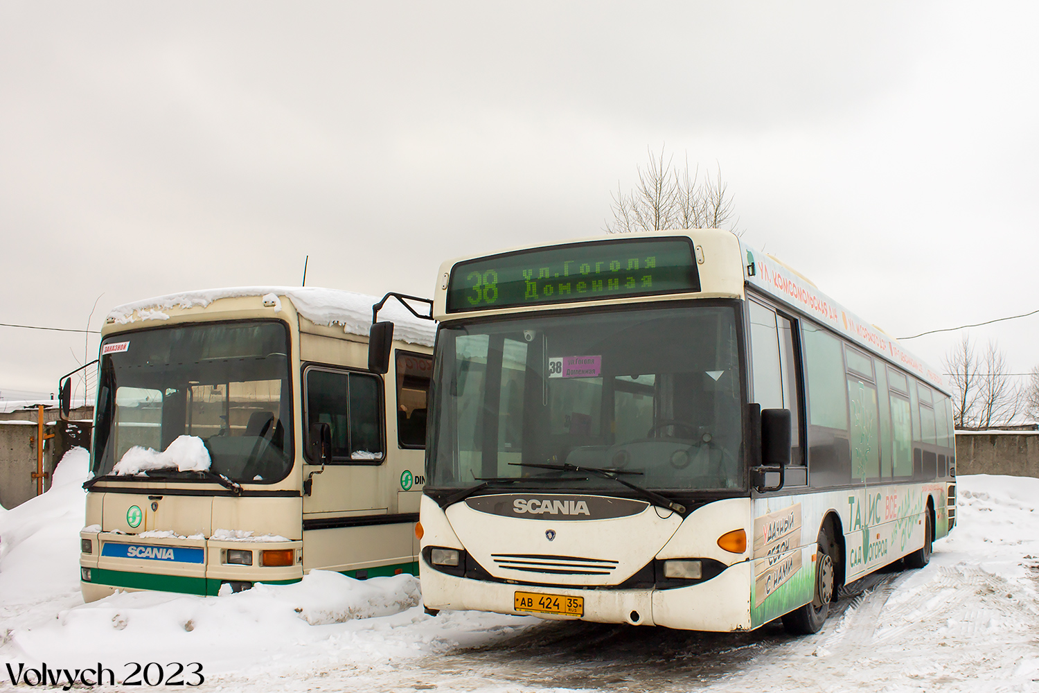 Вологодская область, Scania OmniLink I (Скания-Питер) № АВ 424 35