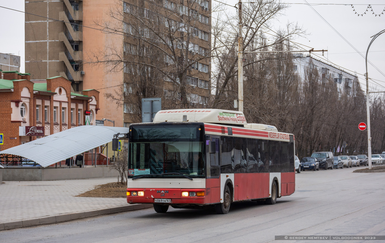 Ростовская область, MAN A21 NL**3 CNG № О 069 ТМ 161