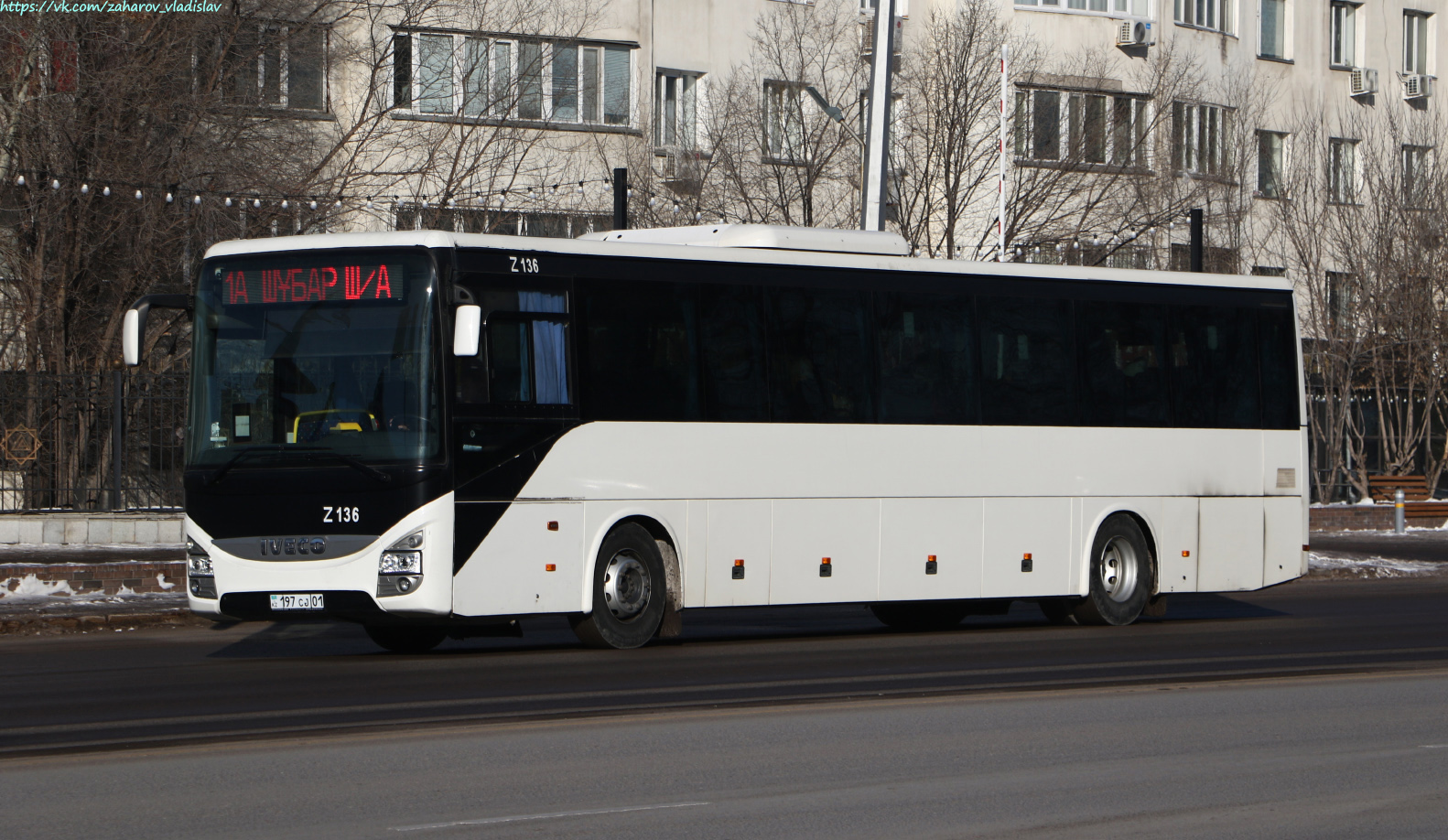 Астана, IVECO Crossway LINE 13M (СарыаркаАвтоПром) № Z136