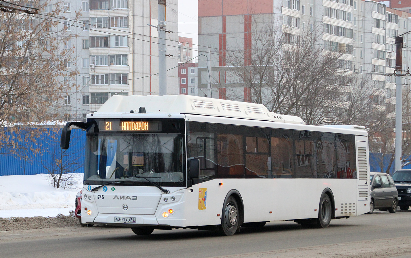 Кировская область, ЛиАЗ-5292.67 (CNG) № В 301 ХО 43