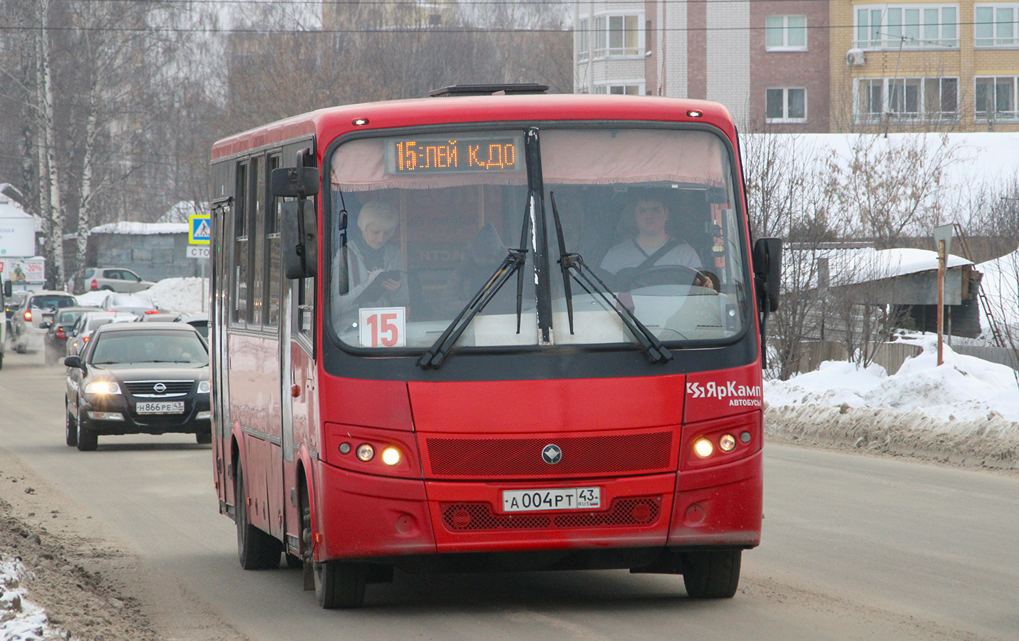 Кировская область, ПАЗ-320414-04 "Вектор" (1-2) № А 004 РТ 43