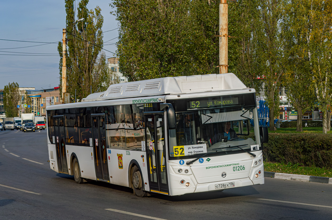 Воронежская область, ЛиАЗ-5292.67 (CNG) № 01206