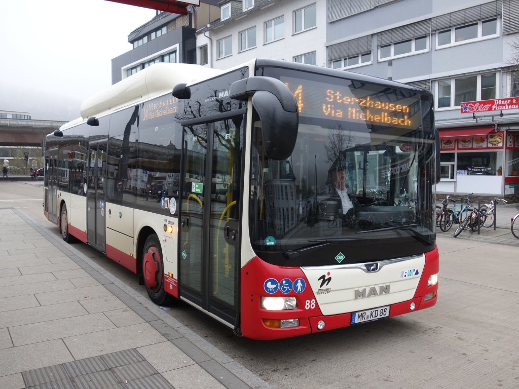 Гессен, MAN A21 Lion's City NL313 CNG № 88