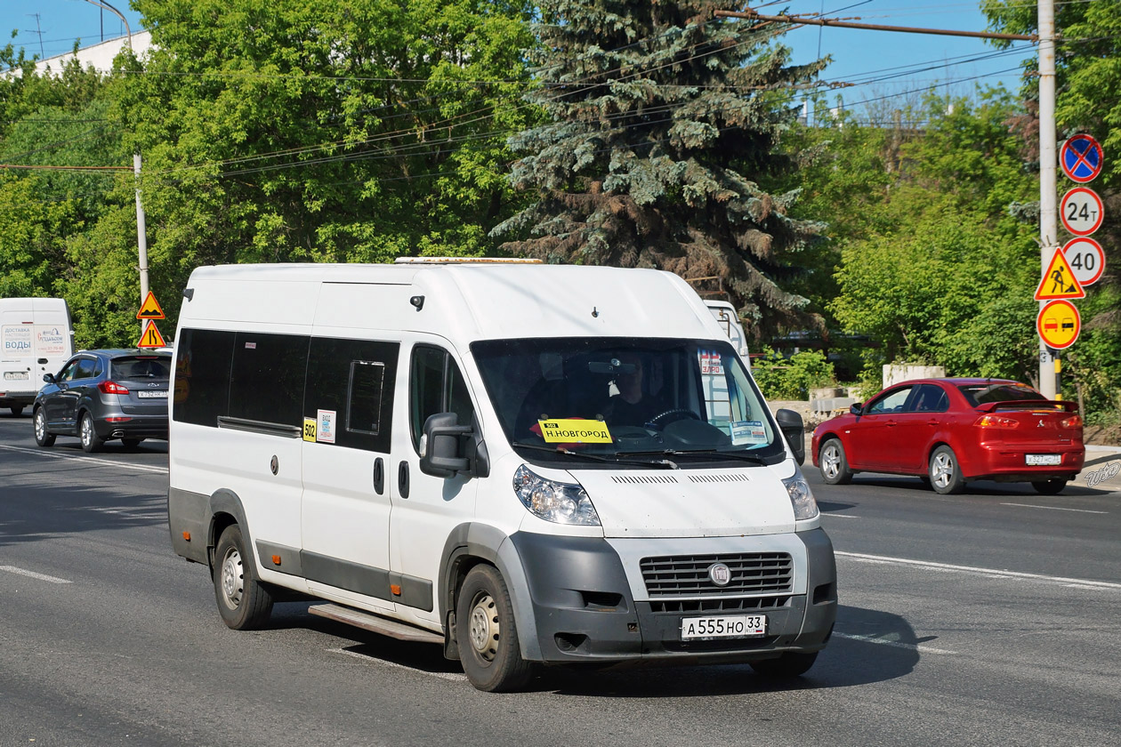 Нижегородская область, Нижегородец-FST613 (FIAT Ducato) № А 555 НО 33