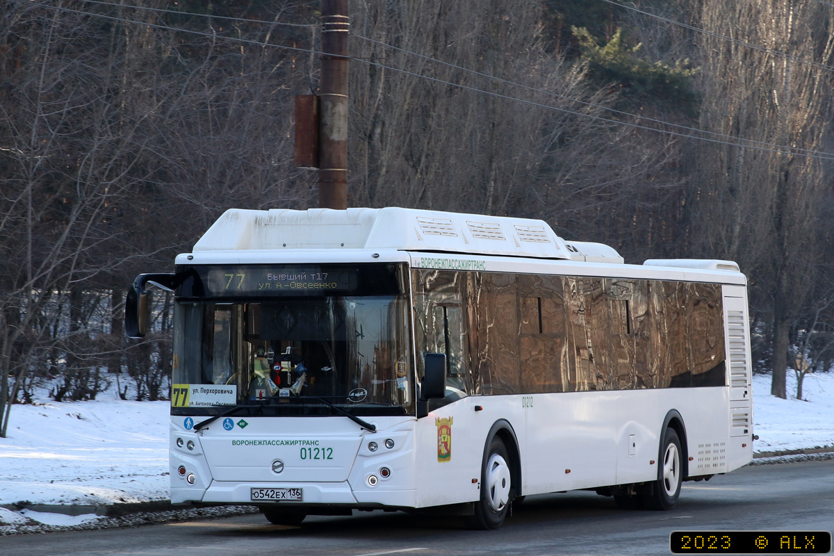 Воронежская область, ЛиАЗ-5292.67 (CNG) № 01212