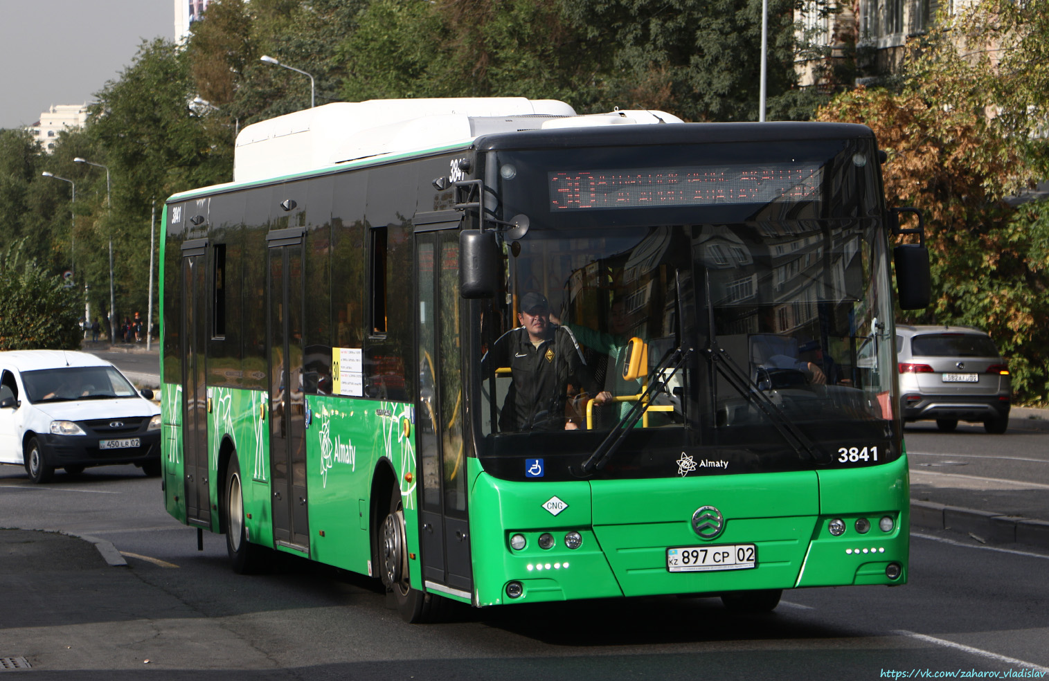 Almaty, Golden Dragon XML6125CN (Hyundai Trans Auto) č. 3841