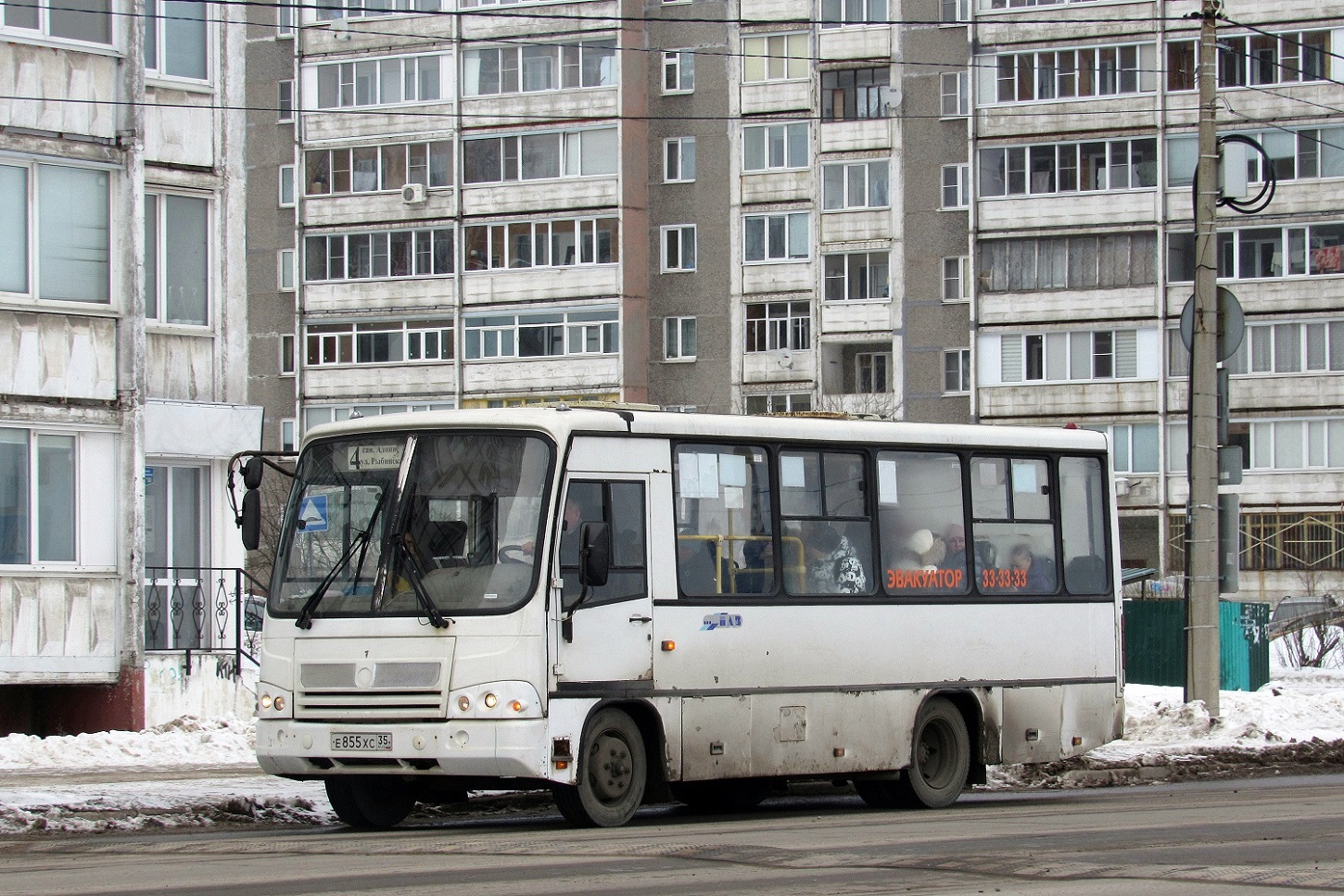 Вологодская область, ПАЗ-320402-03 № Е 855 ХС 35