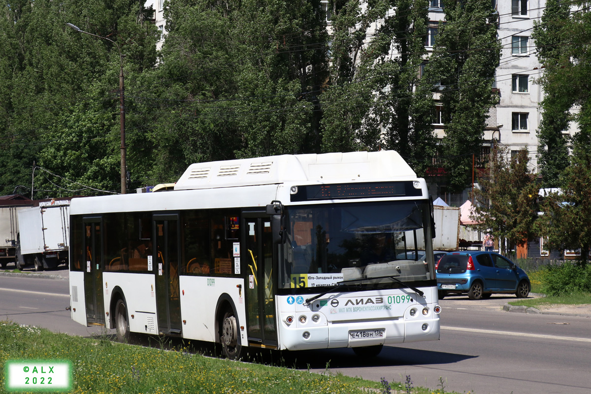 Воронежская область, ЛиАЗ-5292.67 (CNG) № 01099