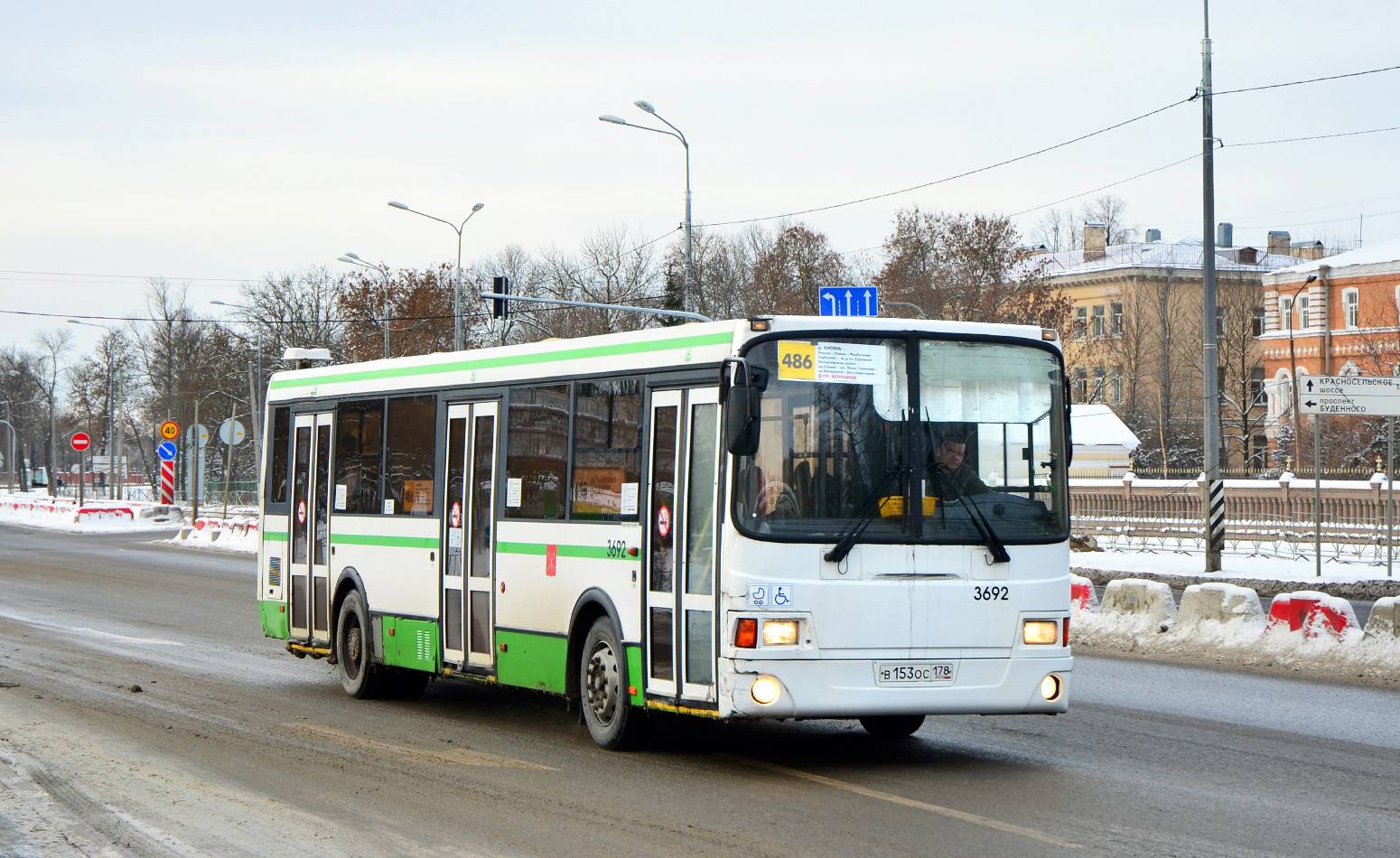 Sankt Petersburg, LiAZ-5293.60 Nr 3692