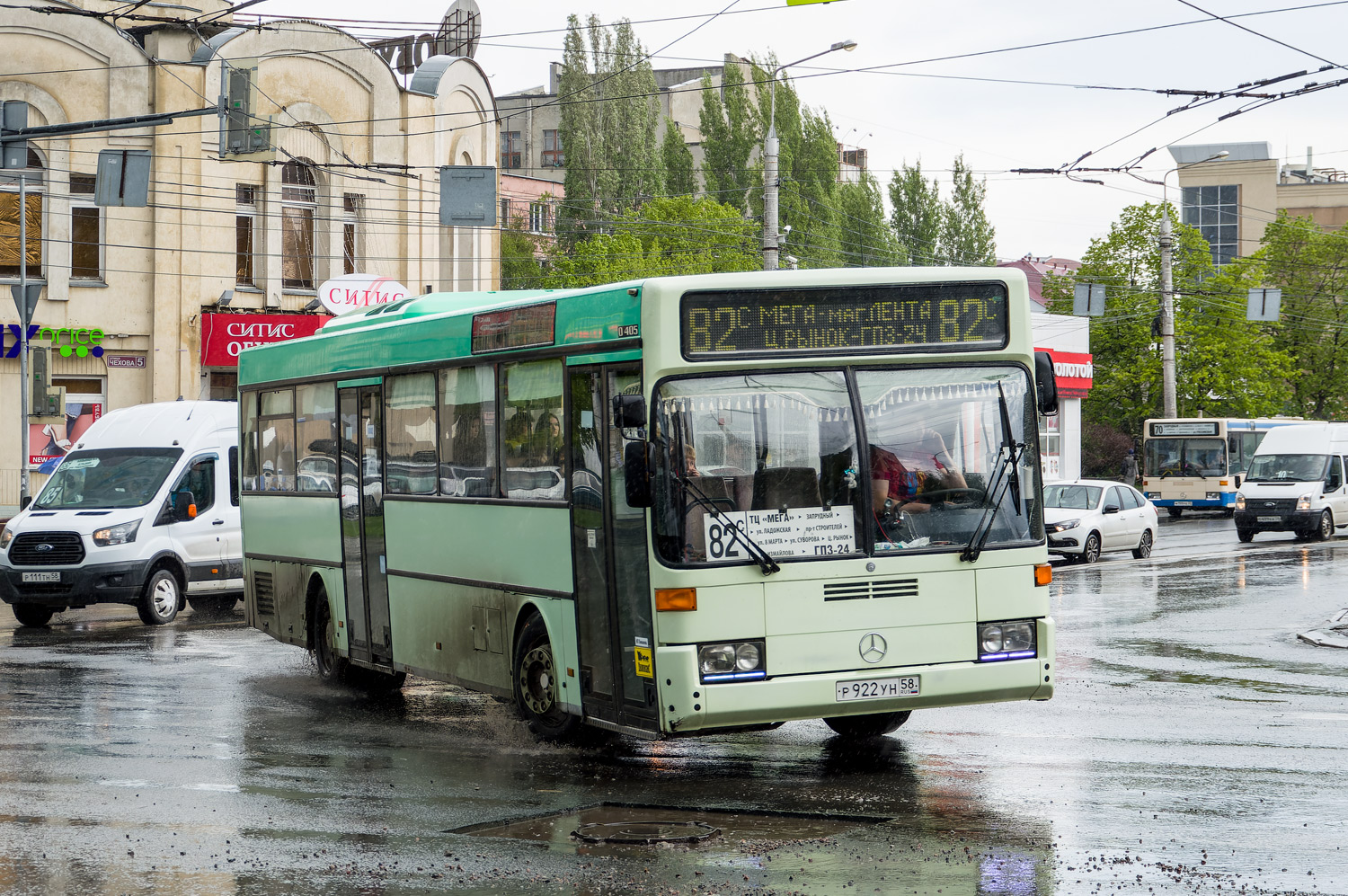 Пензенская область, Mercedes-Benz O405 № Р 922 УН 58