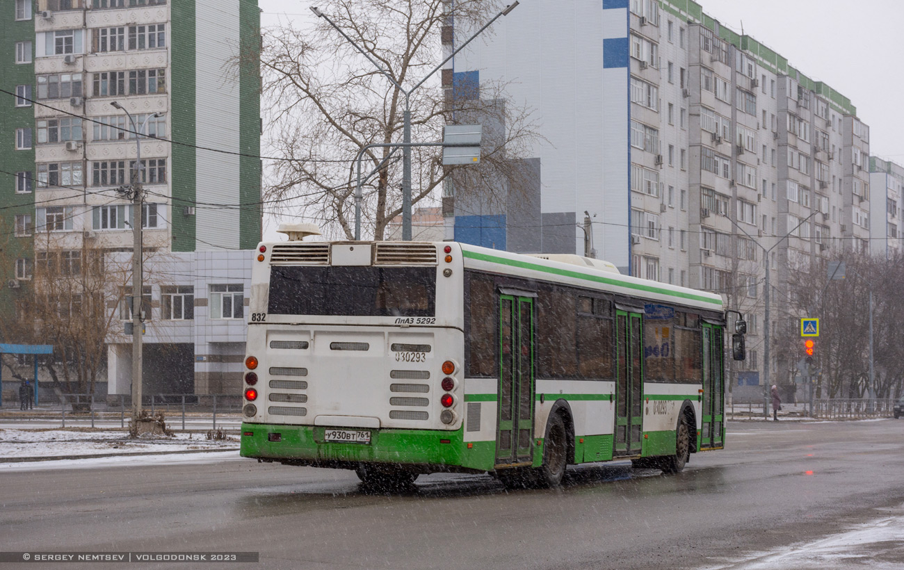 Ростовская область, ЛиАЗ-5292.22 (2-2-2) № 832