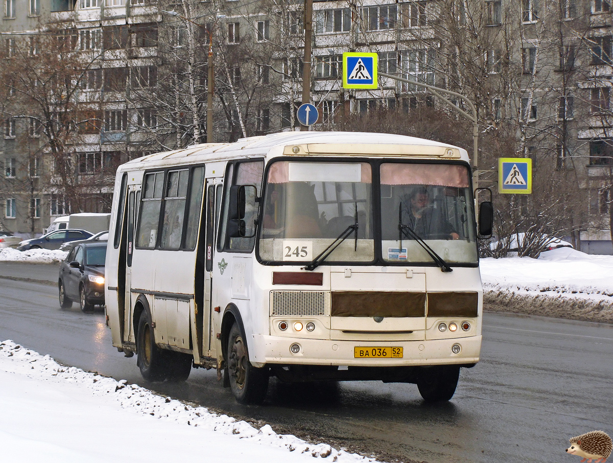 Нижегородская область, ПАЗ-4234-04 № ВА 036 52