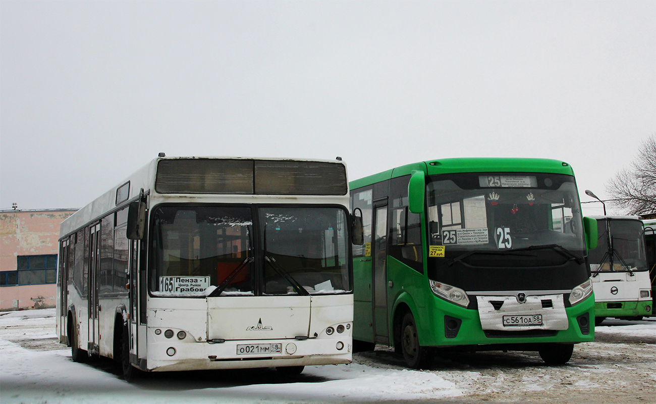 Penza region, MAZ-103.465 č. О 021 ММ 58