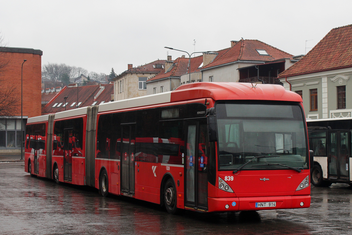 Литва, Van Hool New AGG300 № 839