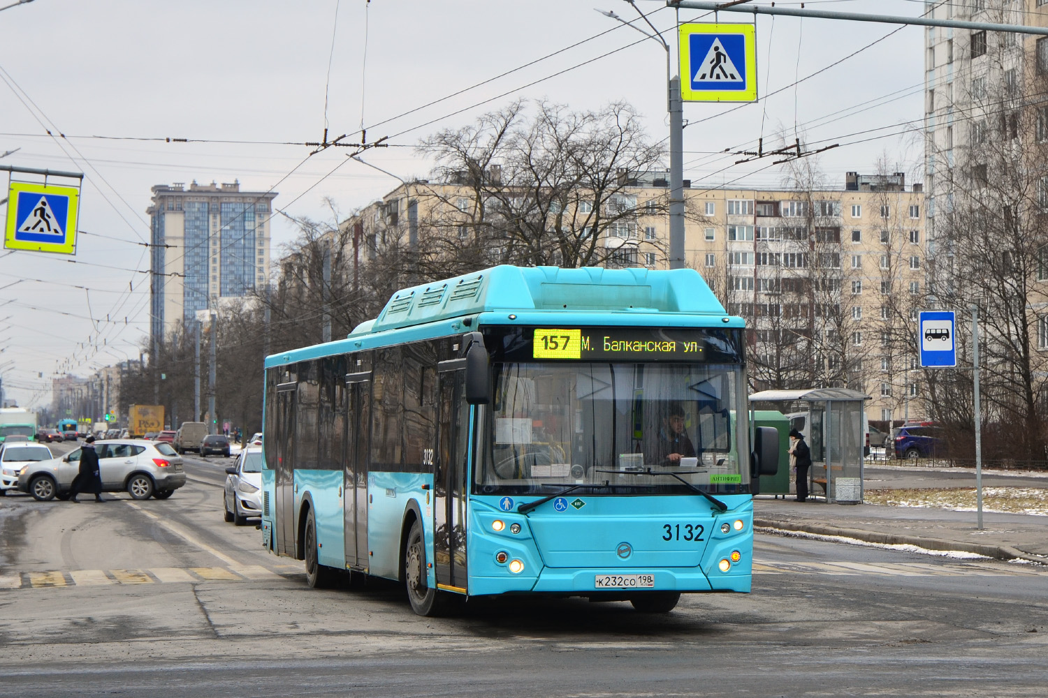 Санкт-Петербург, ЛиАЗ-5292.67 (CNG) № 3132