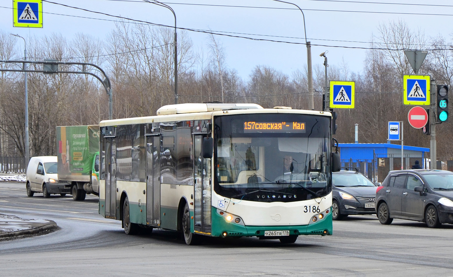 Санкт-Петербург, Volgabus-5270.00 № 3186