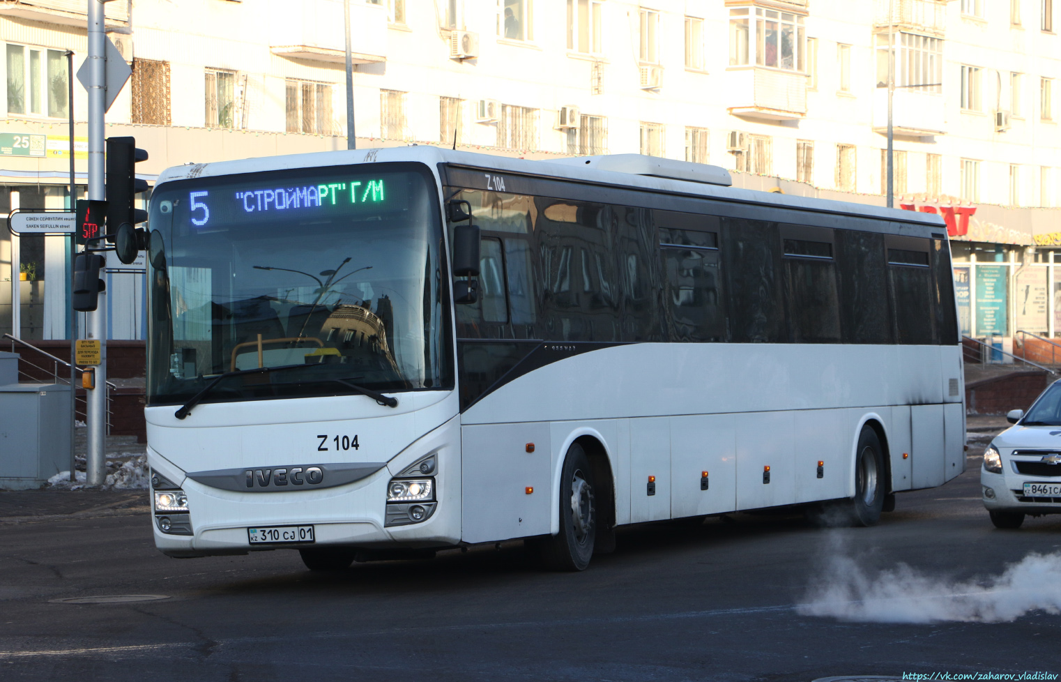 Астана, IVECO Crossway LINE 13M (СарыаркаАвтоПром) № Z104