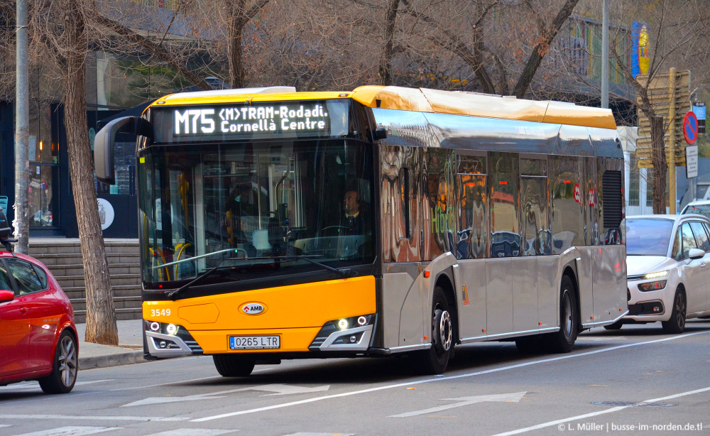 Испания, Solaris Urbino IV 12 hybrid № 3549