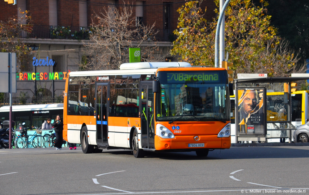 Spanyolország, Irisbus Citelis 12M sz.: 3507