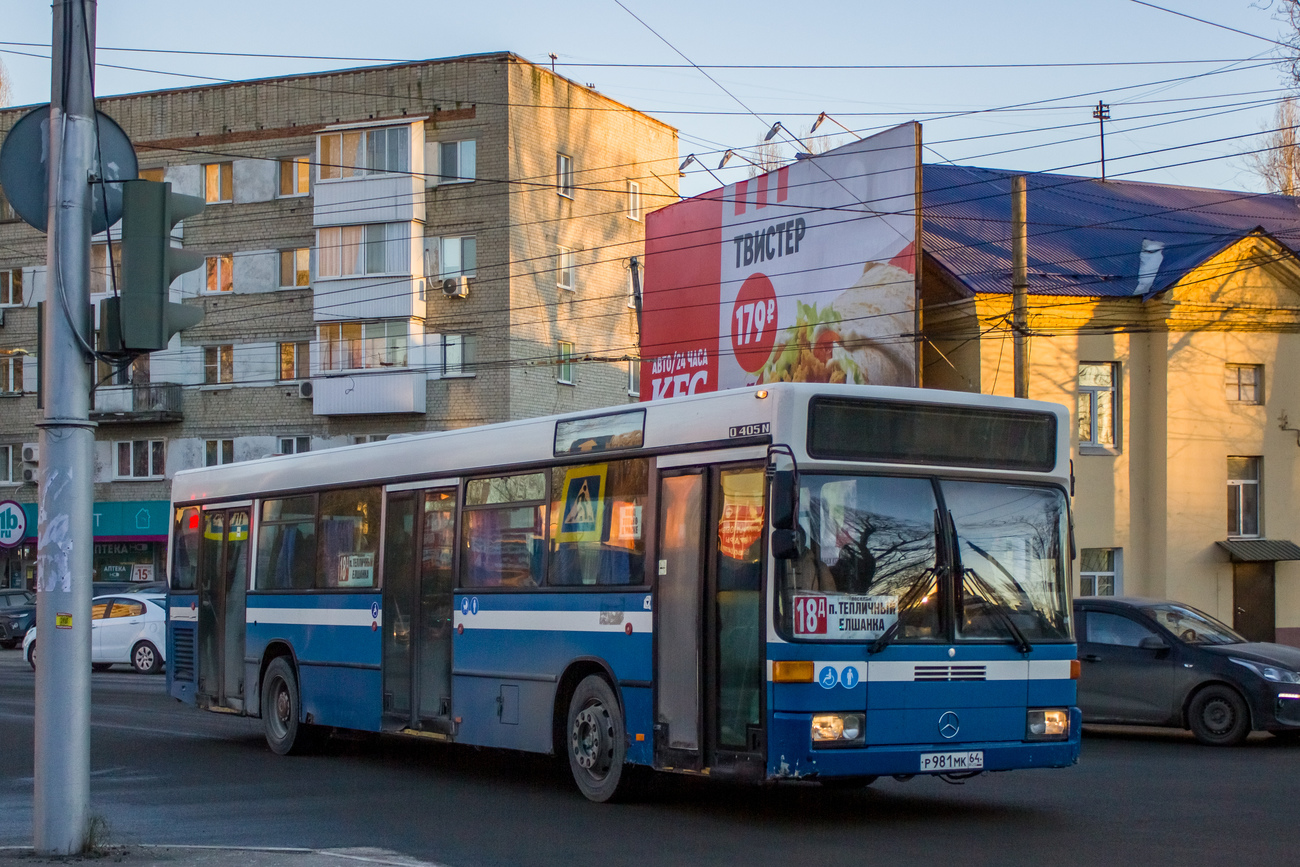 Саратовская область, Mercedes-Benz O405N № Р 981 МК 64