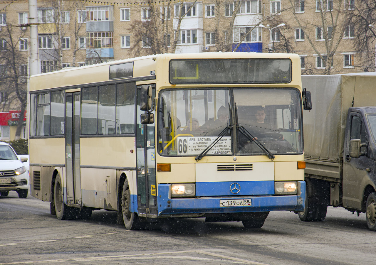 Пензенская область, Mercedes-Benz O405 № С 139 ОА 58